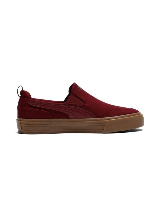 PUMA Red Court Classic Vulcanized Slip-On Shoes for men