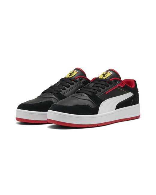 PUMA Red Scuderia Ferrari Court Classic Street Sneakers for men