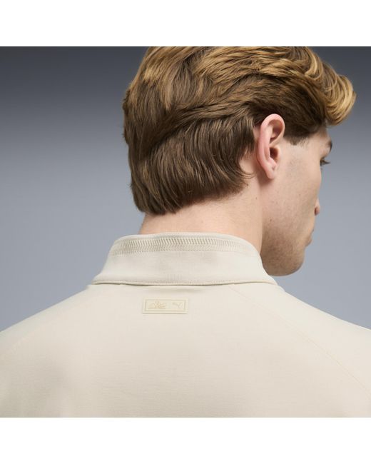 PUMA White X Arnold Palmer Cloudspun Quarter-Zip Golf Jacket for men