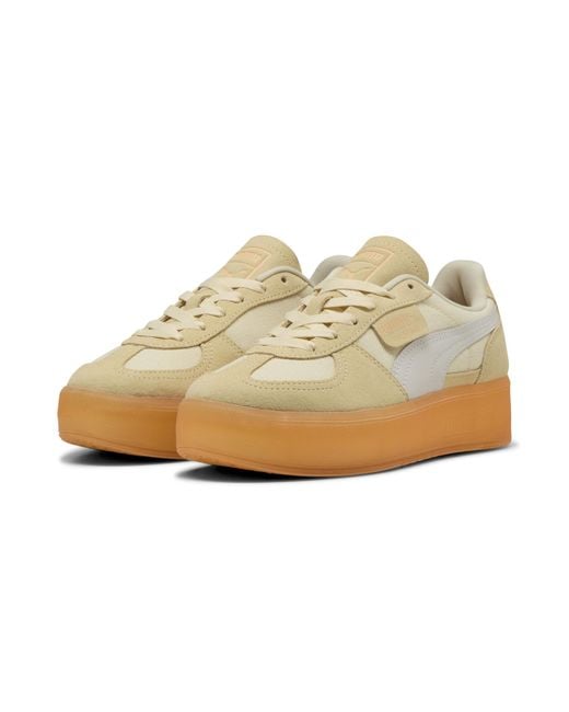 PUMA White Palermo Elevata Xtra Sneakers