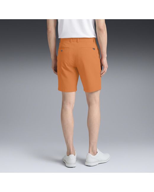 PUMA Orange 101 8" Golf Shorts for men