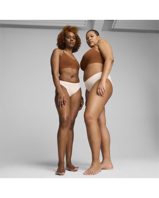 PUMA Brown Licence X Modibodi Active Nahtloser Slip Mittelstark-Stark Für Damen