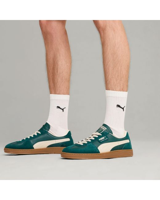 PUMA Green X Palmeiras Super Team Sneakers , Malachite/Alpine Snow