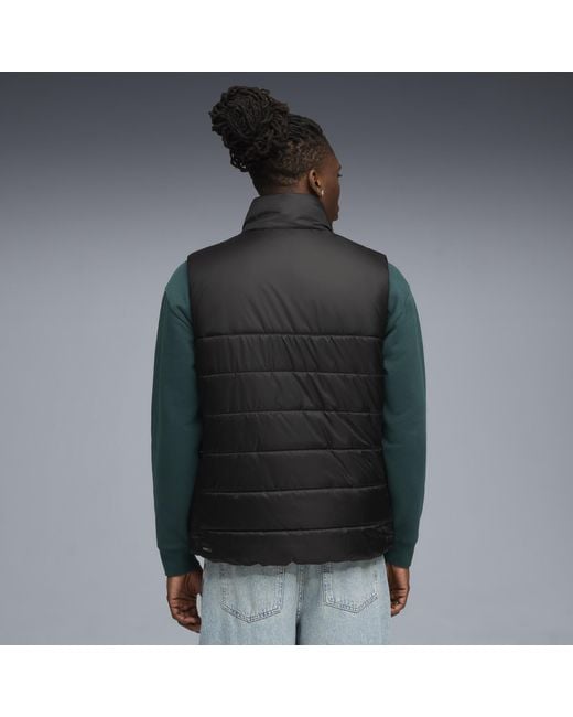 PUMA Black Essentials Outerwear Puffer Vest for men