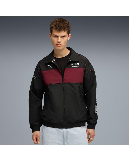PUMA Black Bmw M Motorsport Speed Driver Series 2.0 Motorsport Track Jacket for men