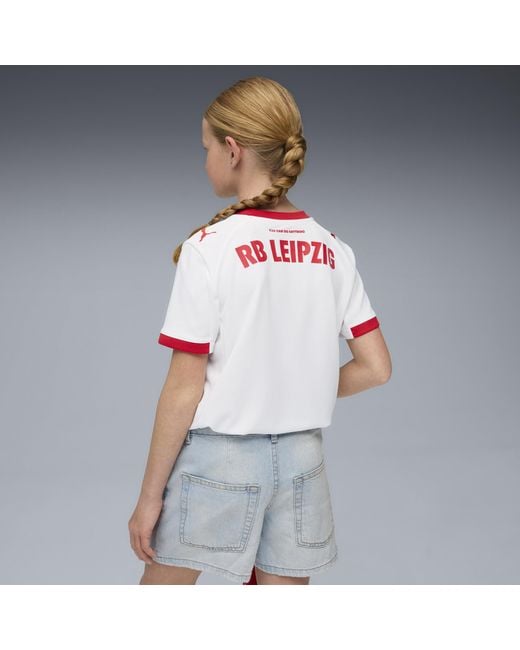 PUMA White Rb Leipzig 25/26 Heimtrikot Teenager, Kleidung, /Rot