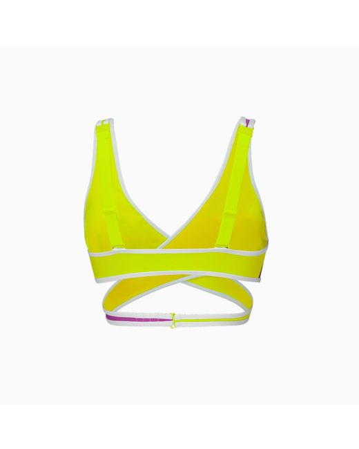 PUMA Korte Bikinitop Voor in het Red