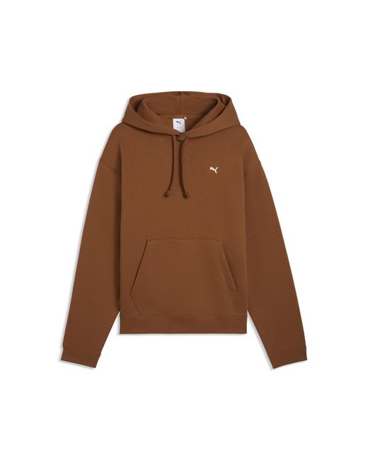 PUMA Brown Select Essentials Hoodie for men