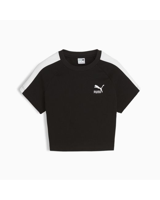 Camiseta Corta Iconic T7 PUMA de color Black