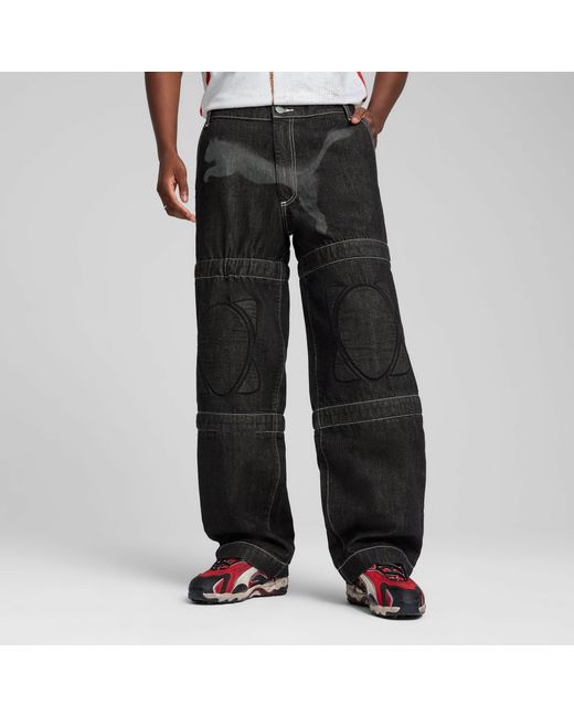 PUMA A$Ap Rocky X Broek Met Kniestukken Voor Zwart/Blauw in het Black