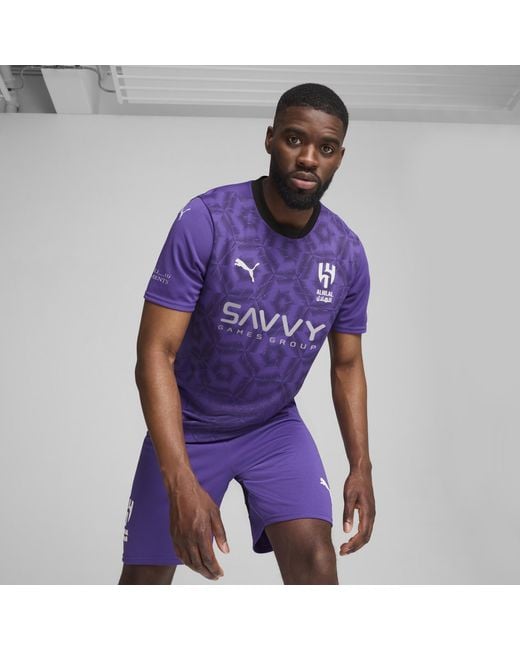 PUMA Al Hilal Saudi F.C. 24/25 Ausweichtrikot in Purple für Herren