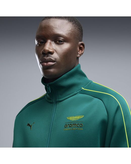 PUMA Green X Aston Martin Aramco F1 Team T7 Track Jacket for men