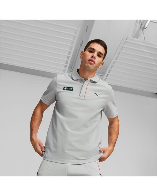 PUMA Mercedes-AMG Petronas Motorsport Poloshirt für in Gray für Herren