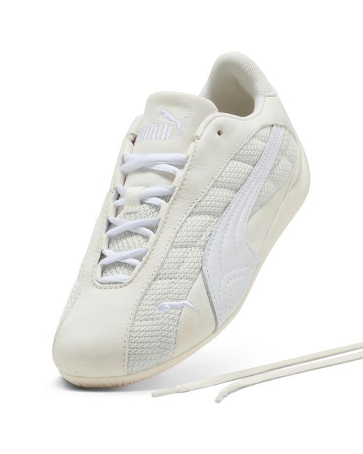 PUMA White Speedcat Plus Sneakers