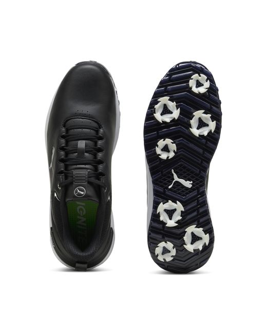 PUMA Ignite Innovate Leren Golfschoenen in het Black voor heren