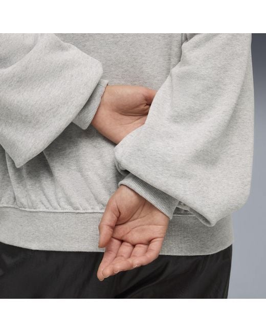 PUMA X Rosã Oversized Top Met Ronde Hals Voor Maat in het Gray
