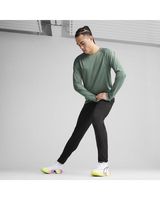 PUMA VELOCITY Langarm-Laufshirt in Green für Herren