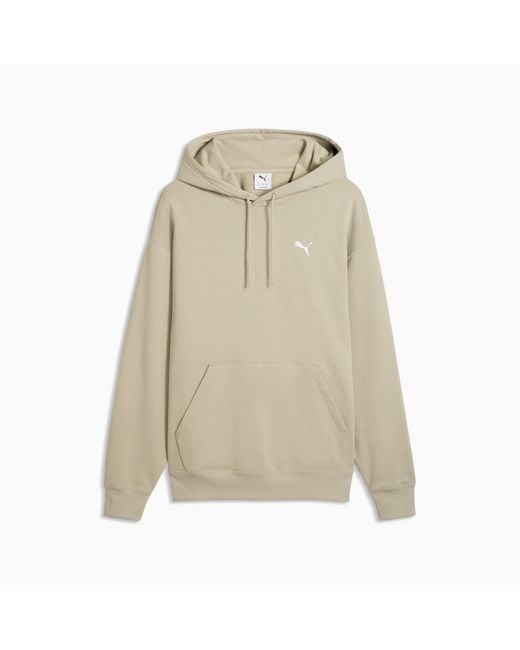 PUMA Gray Wardrobe Essentials Relaxed Hoodie for men