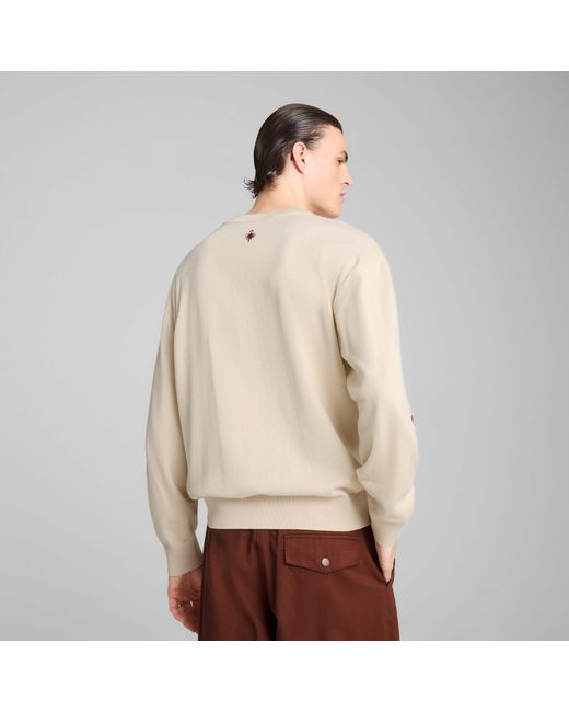 PUMA Palais Artisan Top Met Ronde Hals in het White voor heren