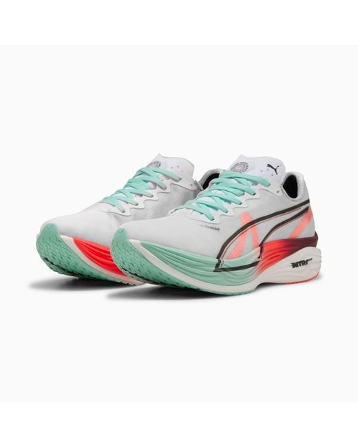 PUMA White X Hyrox Deviate Nitroâ Elite 3 Running Shoes