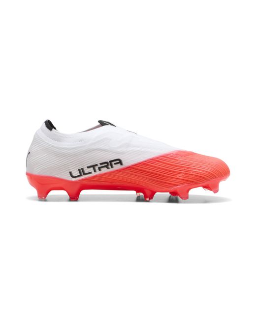 PUMA Red Ultra Nitro 7 Match Fg/Ag Laceless Football Boots