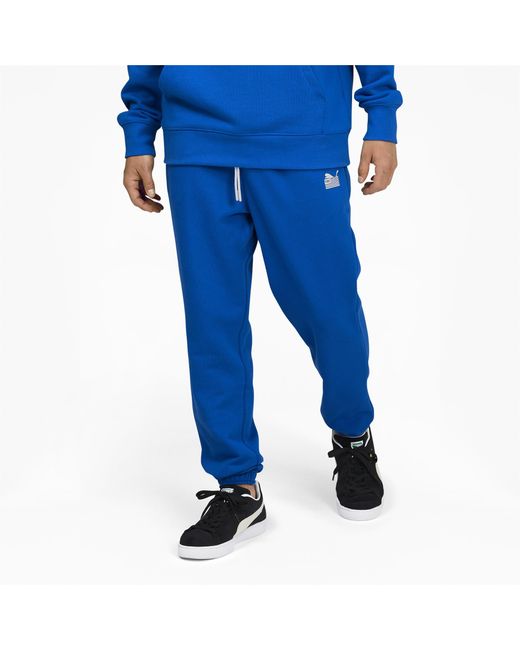 PUMA X Tmc Everyday Hussle Sweatpants in Blue for Men | Lyst