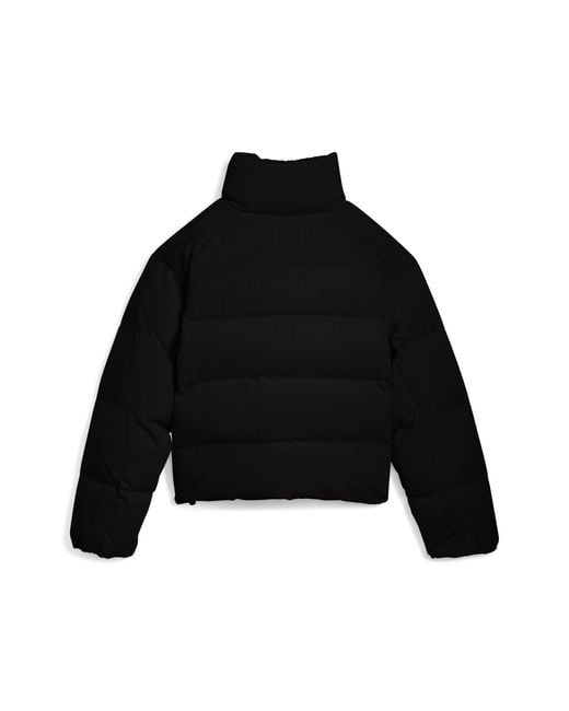 PUMA Black Wardrobe Essentials Cord-Pufferjacke Damen, Kleidung