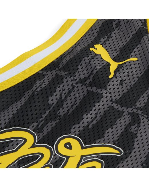 PUMA Hoops X Borussia Dortmund Trikot Herren, Accessoires in Black für Herren