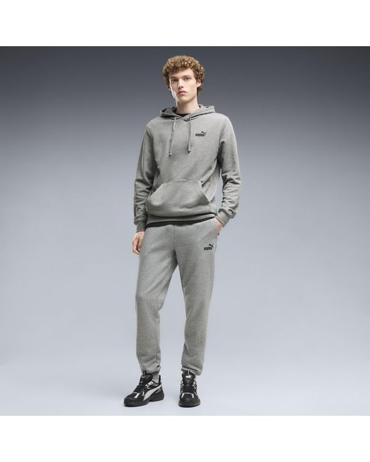 PUMA Gray Essentials Fleece Sweatpants for men