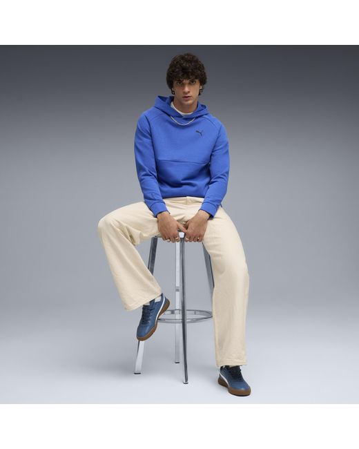 PUMA Blue Tech Hoodie for men