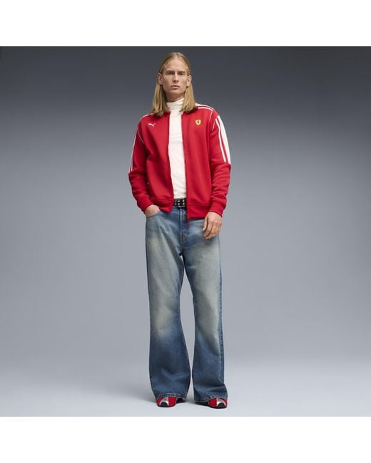 PUMA Scuderia Ferrari Mt7 Trainingsjacke Herren, Accessoires in Red für Herren