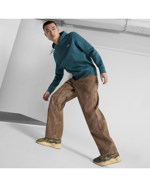 PUMA Green Rs-X Rain Map Camo Sneakers for men