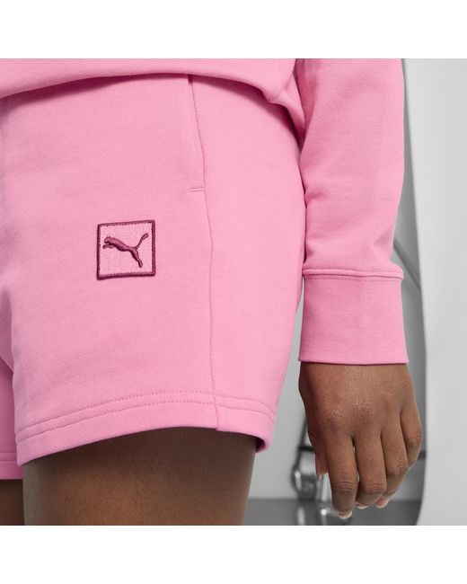 PUMA Pink Elevated Essentials 5" Mid-Rise Shorts