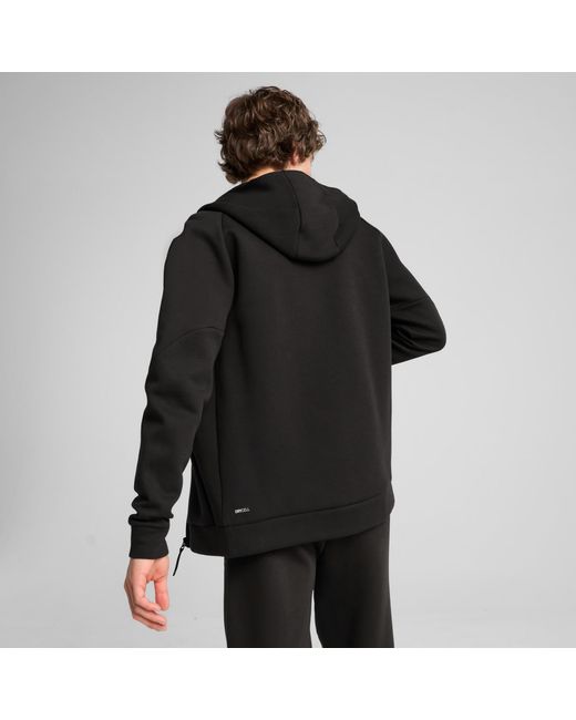 PUMA Black Tech Full-Zip Hoodie for men