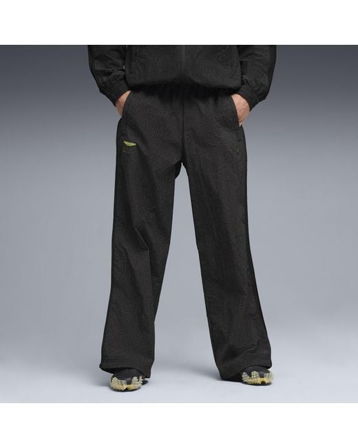 PUMA Black X Aston Martin Aramco F1 Team Lifestyle T7 Oversized Pants for men