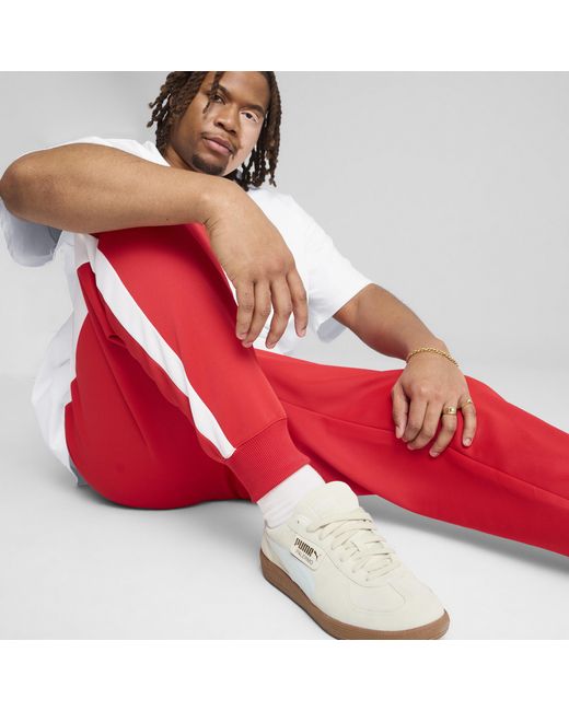 PUMA T7 ALWAYS ON Trainingshose in Red für Herren
