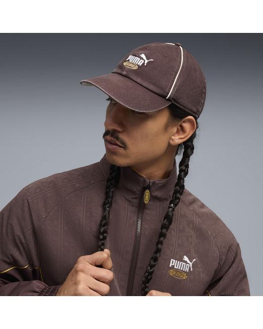 PUMA King Baseballpet in het Brown