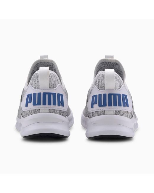 puma ignite flash evoknit blue