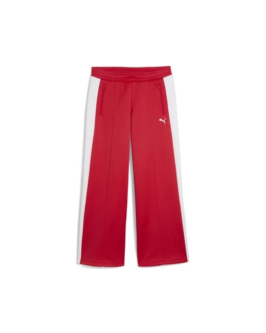 Pantaloni Da Tuta A Vita Bassa T7 Da Donna, Accessori, Rosso di PUMA in Red