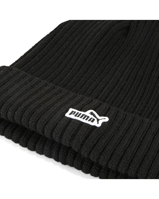 PUMA Black Essentials Patch Beanie, Accessoires