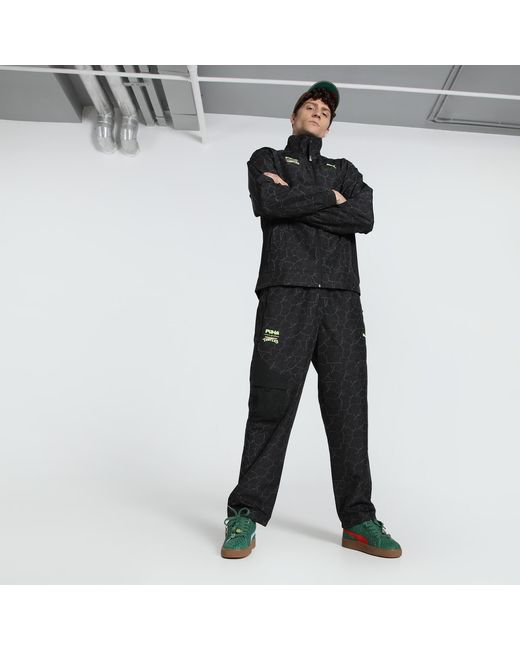 PUMA Black X Tmnt Tech Relaxed Track Jacket for men