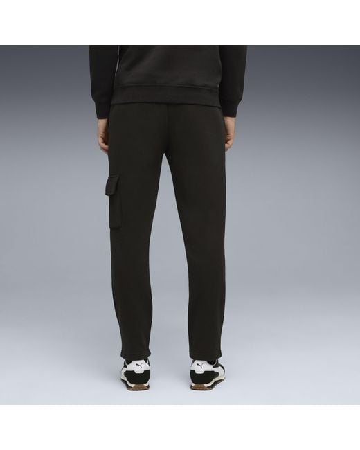 PUMA Black Elevated Essentials Cargo Pants for men