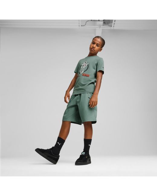 PUMA Super Geweven Short in het Green