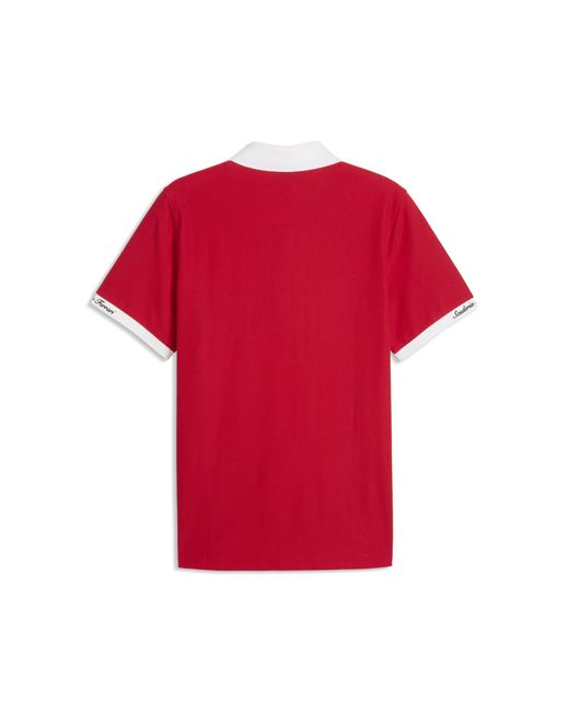 Polo di PUMA in Red da Uomo
