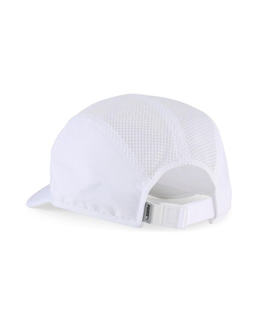 PUMA White 5 Panel Visor Cap