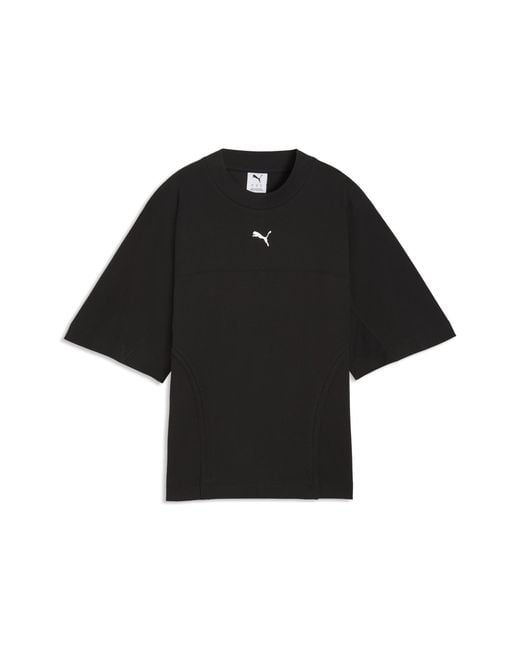PUMA Black Dare To Fitted Waist T-Shirt