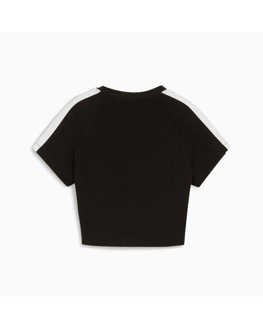 T-Shirt ICONIC T7 da bambina per di PUMA in Black