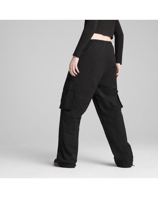 Pantalones Cargo De Chándal Wardrobe Ess Para Mujer, Ropa, Negro PUMA de color Black