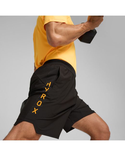 PUMA Black X Hyrox Fuse 7" Shorts for men