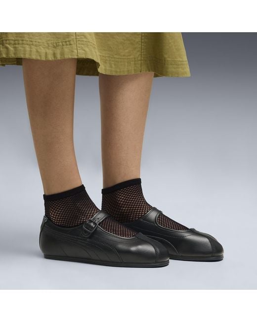 PUMA Black Tacklette Sneakers